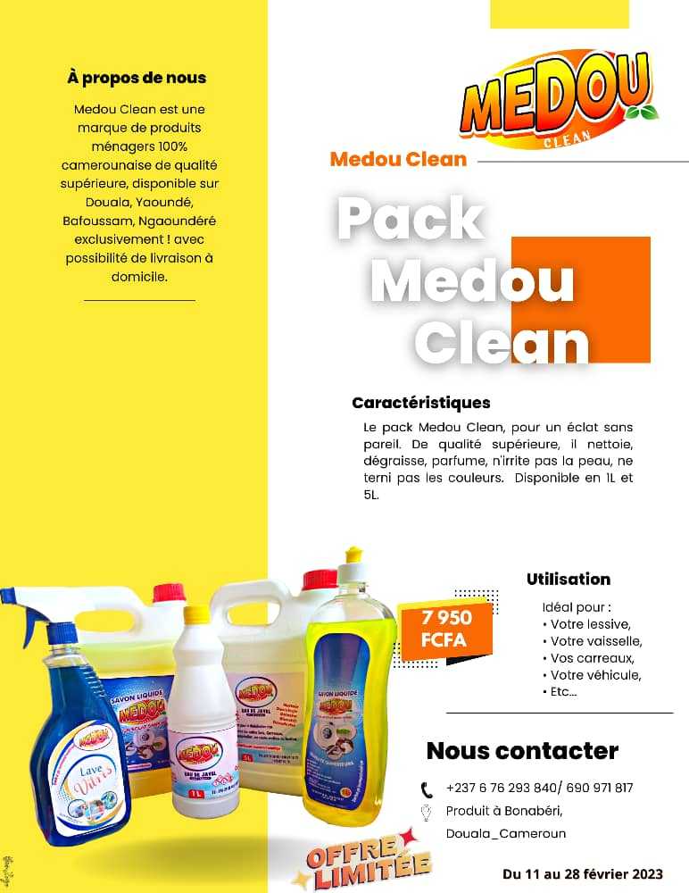  Pack medou clean
