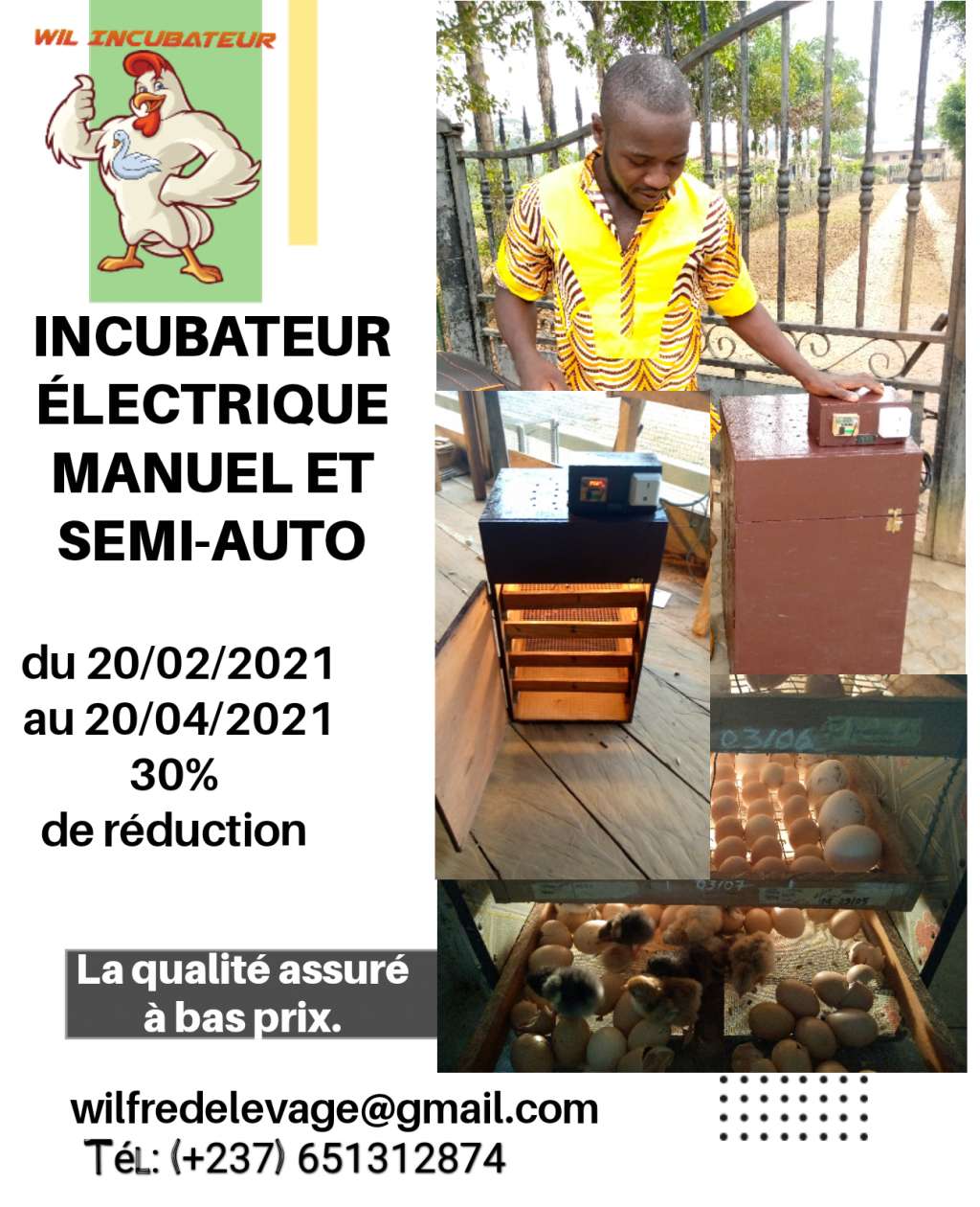  Incubateur (offert)