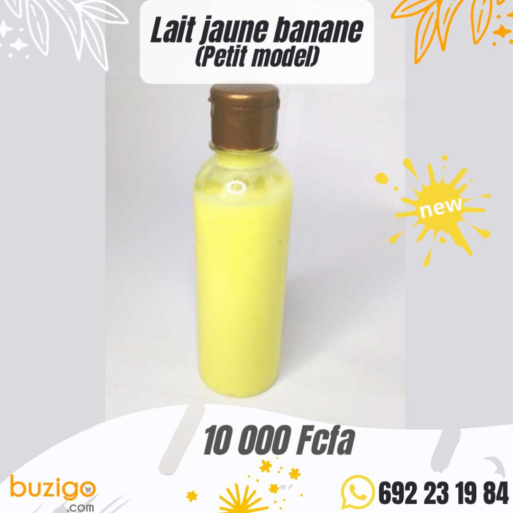  Lait jaune banane