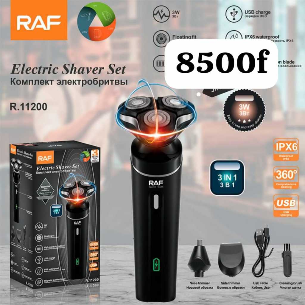  Rasoirs a cheveux , barbe 