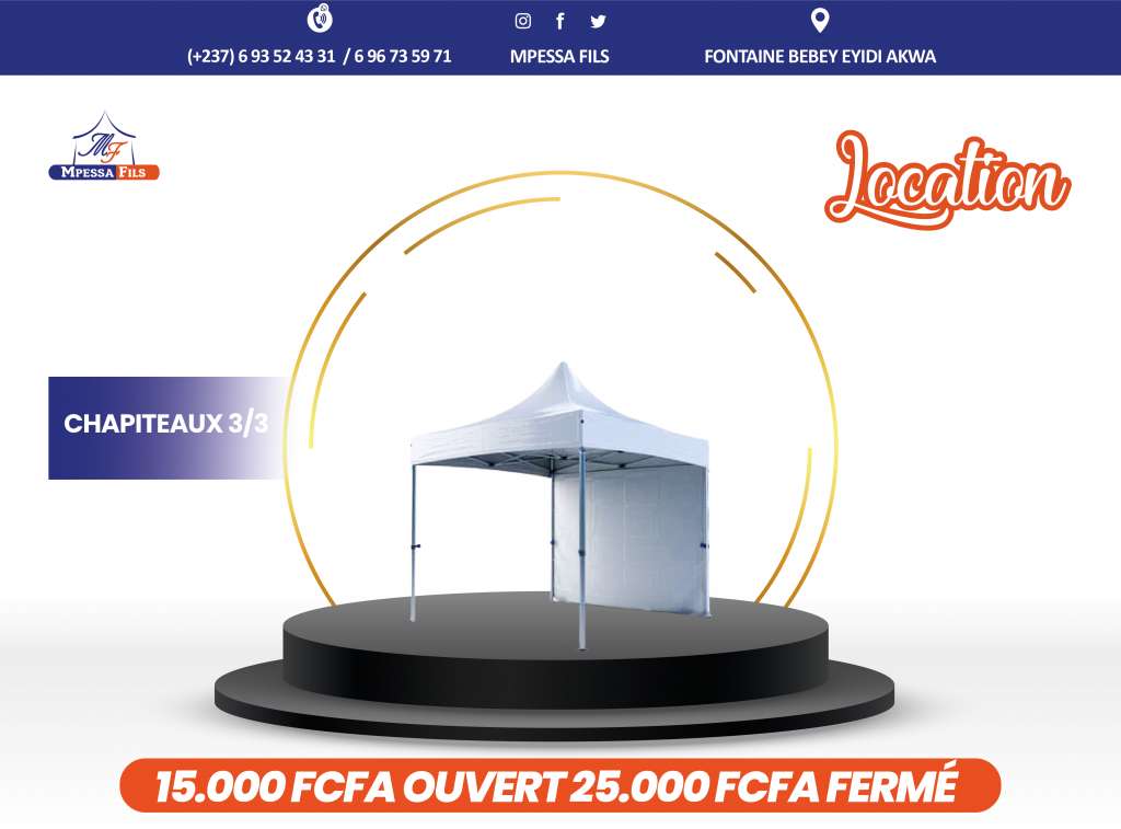  Location de chapiteaux 3/3