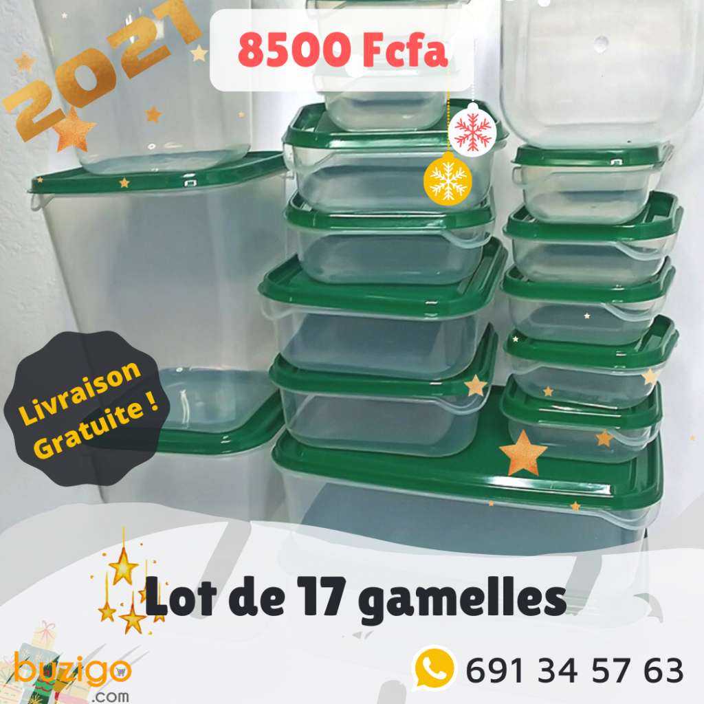  lot de 17 gamelles