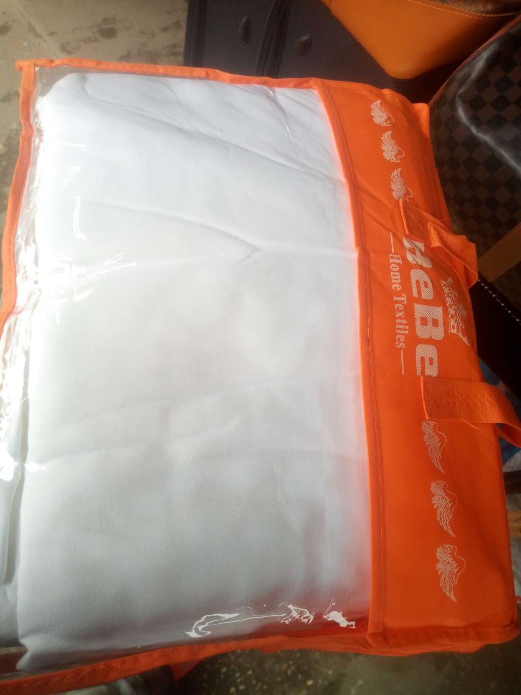  Draps blancs 100 %coton pur