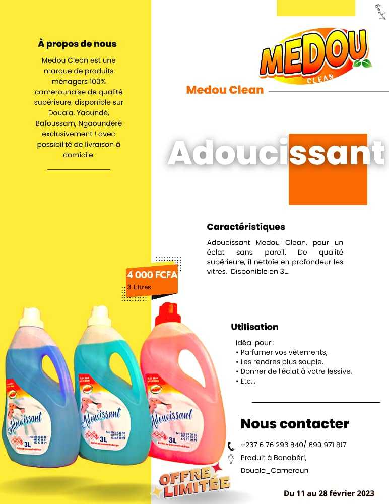  Adoucissant pour vitres