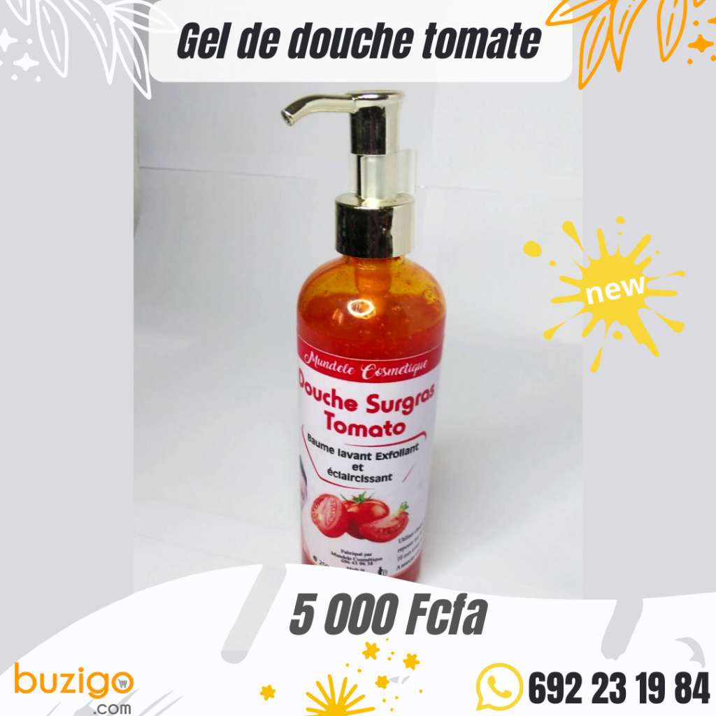  Gel de douche tomate