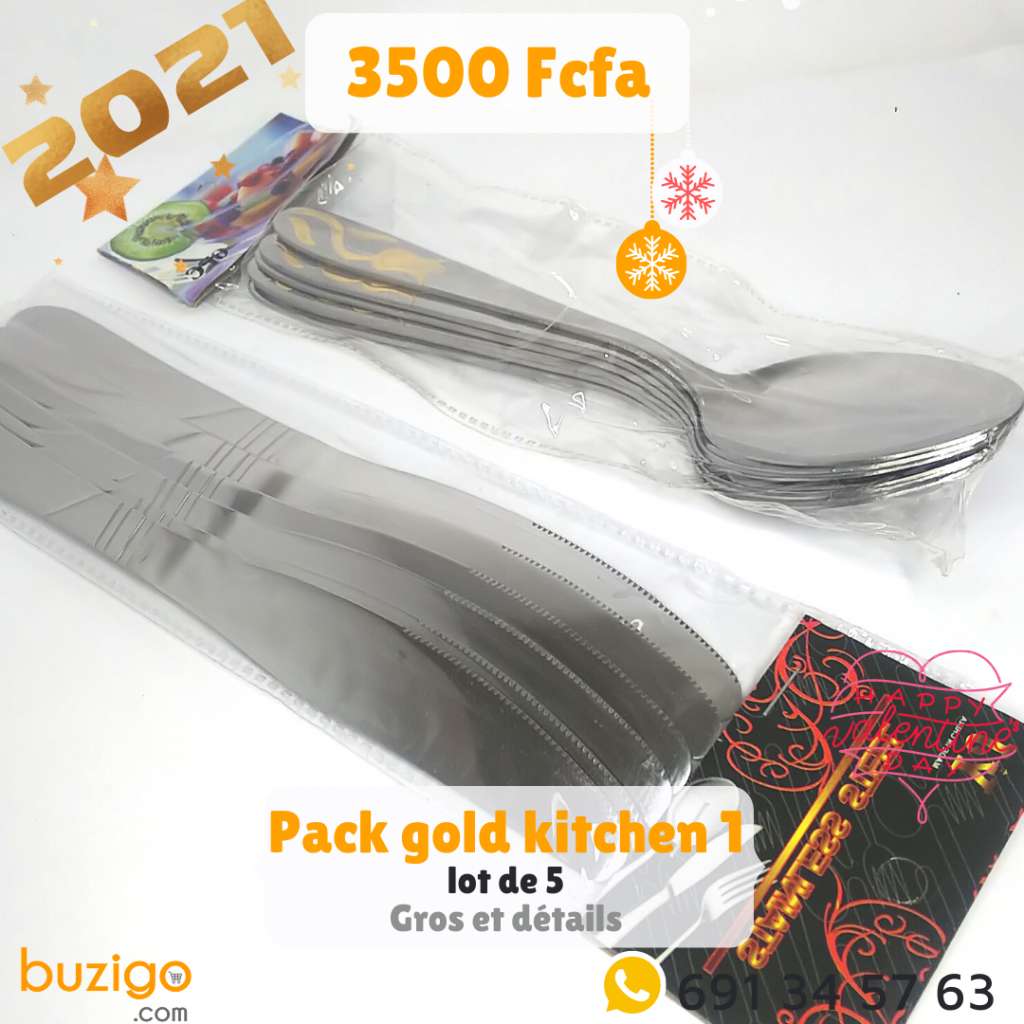  Pack gold kitchen
