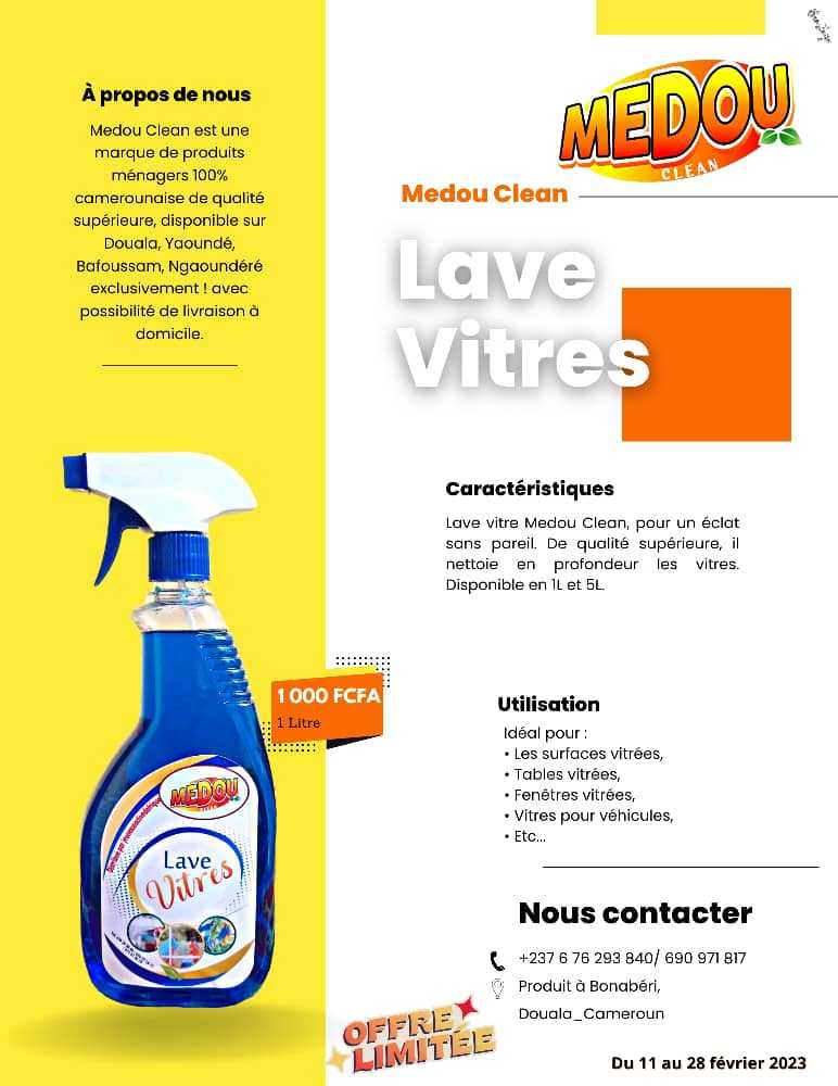  Laves vitres 1l