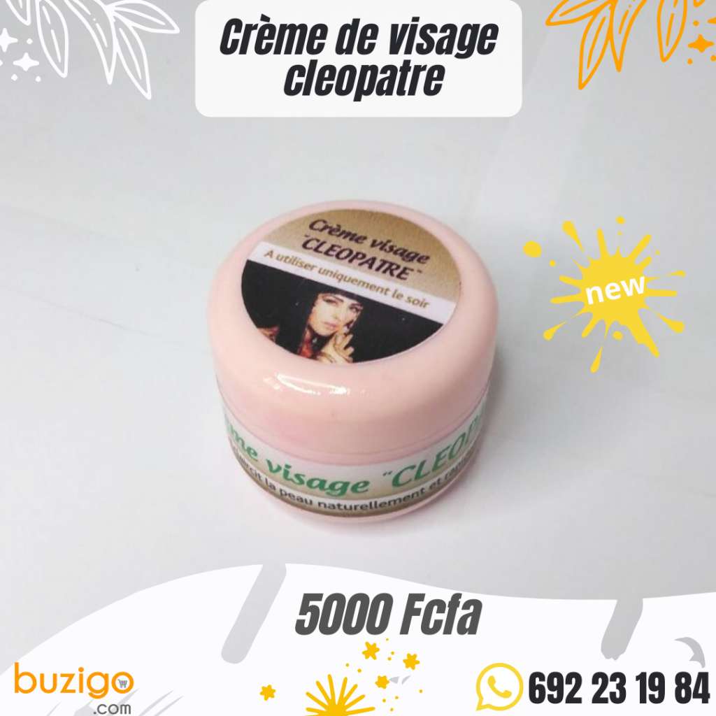  Crème de visage Cléopâtre