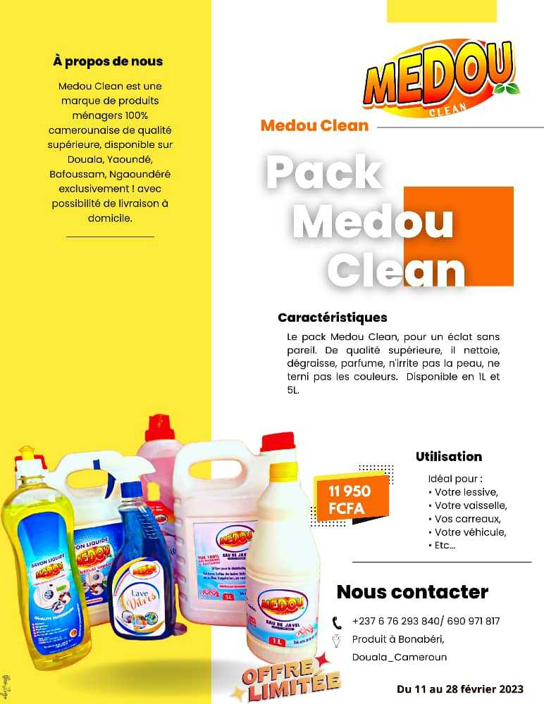  Pack medou clean