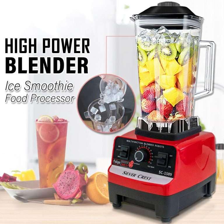  Mixeur multifonctionnel SILVER CREST SC-1589 - 4500 W - Rouge