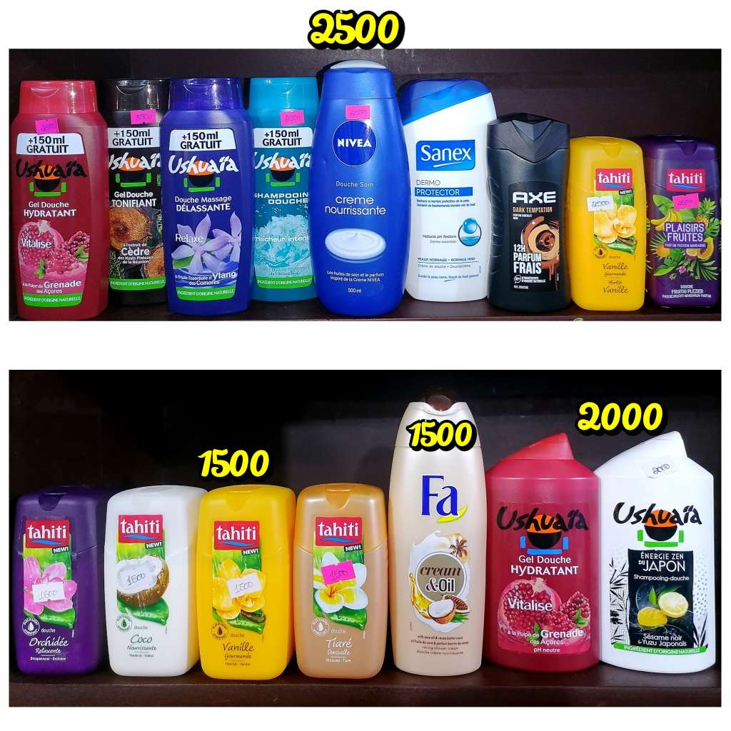  GELS DOUCHE PROVENANT DE LA FRANCE 
