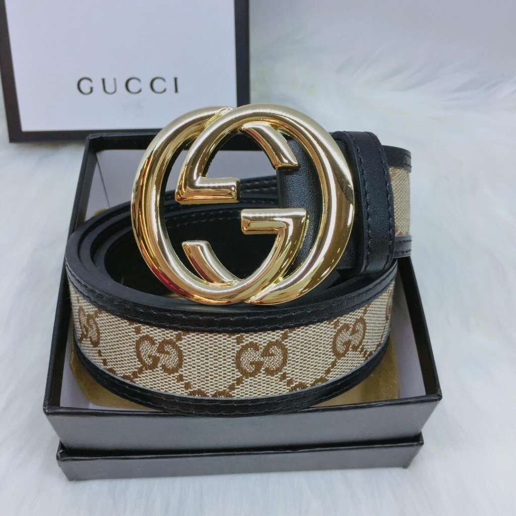   Ceinture Gucci avec une touche de Tissu solide