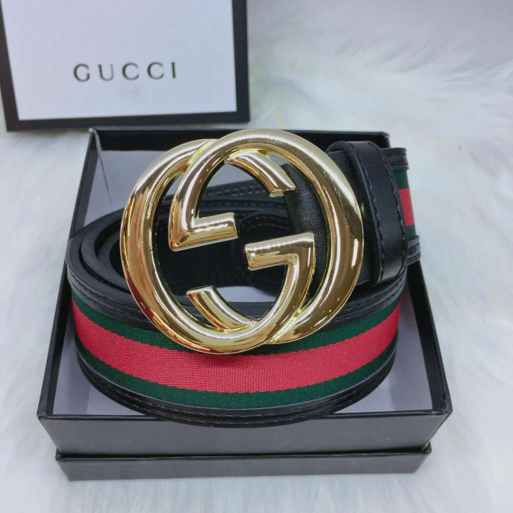   Ceinture Gucci avec une touche de Tissu solide