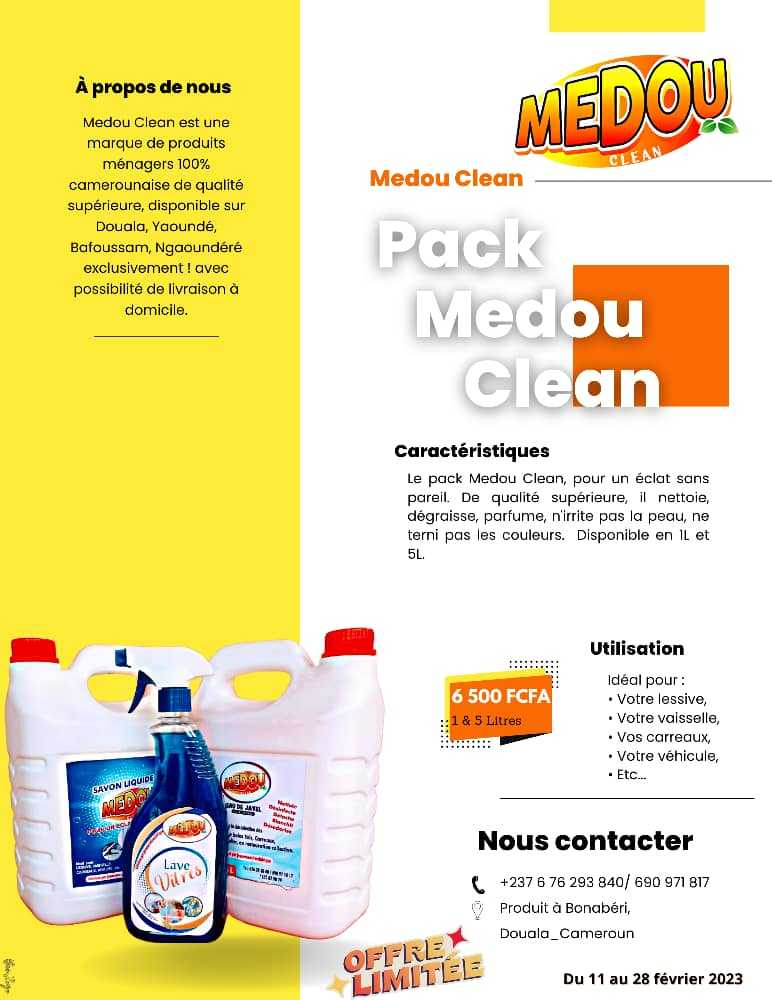  Pack medou clean